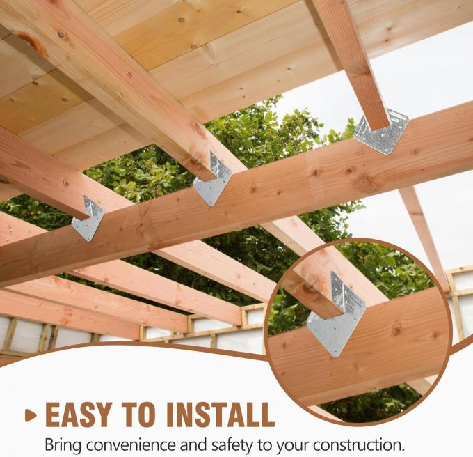 Włosy huraganowe dla raftów Ciężko działające galwanizowane klamki dla drzew Huraganowe paski dla drewnianych drabin 4