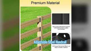 Regulowane stalowe wsporniki poręczy