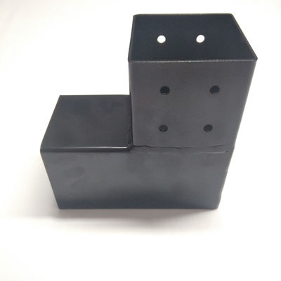 Zestaw wsporników narożnych do pergoli DIY do projektów zewnętrznych, podniesionych, 3-kierunkowych, prawych