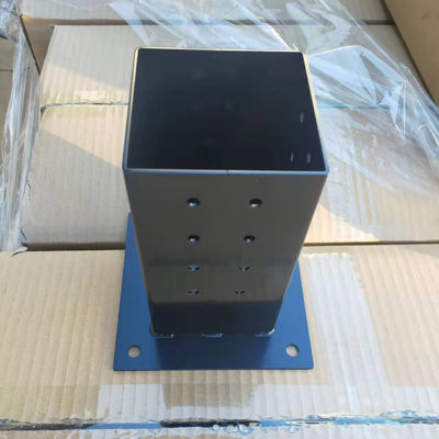 Wytrzymała stal węglowa 4*4 Pergola Brackets Kits Post Base corner Brackets