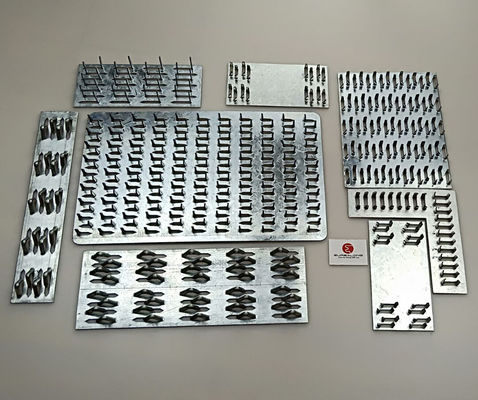 Połączacze z galwanizowanej stali i drewna metalowego do wiązania trwałego drewna