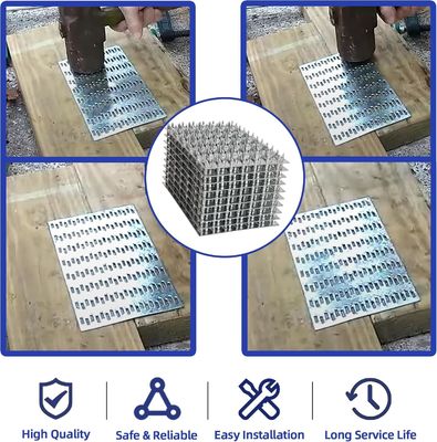 Złącze do płytek paznokciowych dla drewnianych podłoże i drewniane ramy złącza