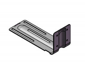 Wnętrzny uchwyt ścianny do mocowania ścian nieobciążających do ośrodków