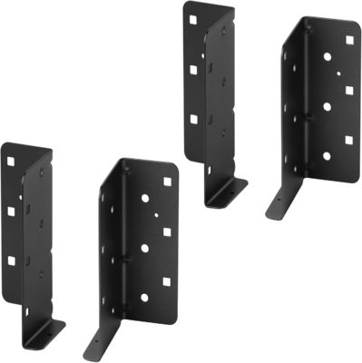 2 pary Split Joist Hanger Strukturalne złącza twarz Mount Gorąco zanurzenie ocynkowane stalowe Joist Hangers